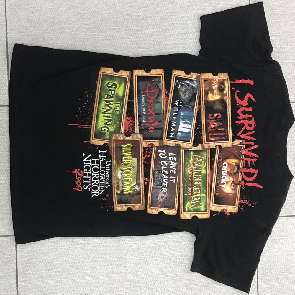 Euc Universal Studios Halloween Horror Night Shirt View 4